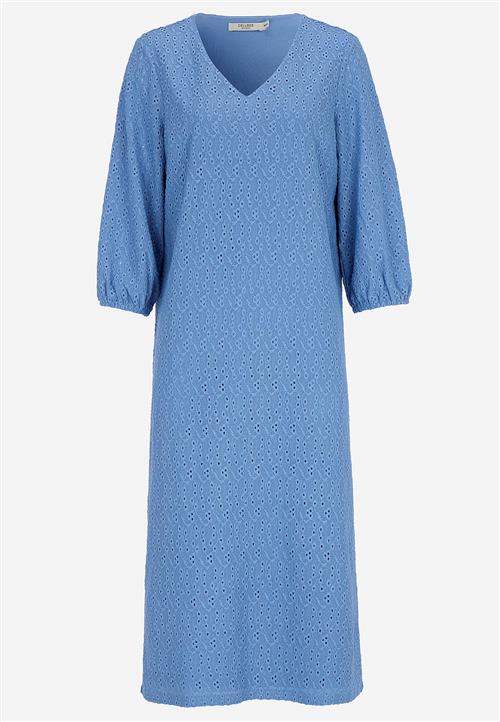 Cellbes of Sweden Jerseykjole med broderet hulmønster