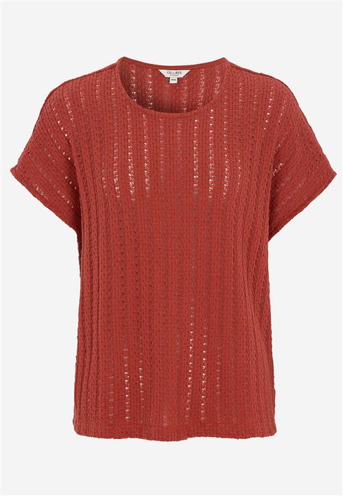 Cellbes of Sweden Jerseytop med hulmønster