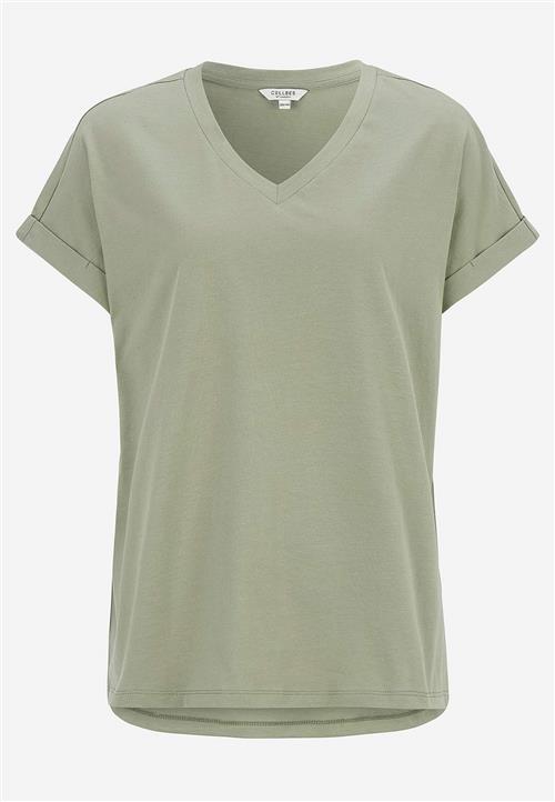Cellbes of Sweden Jerseytop med korte, foldede ærmer