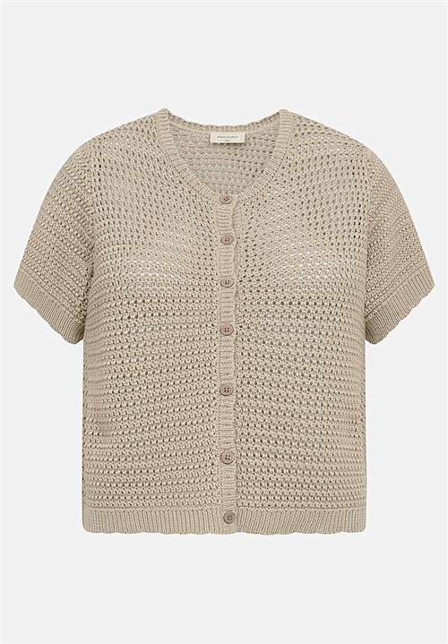 Freequent Kortærmet, strikket cardigan