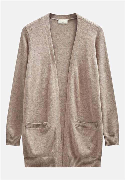 Freequent Fintstrikket cardigan med lommer