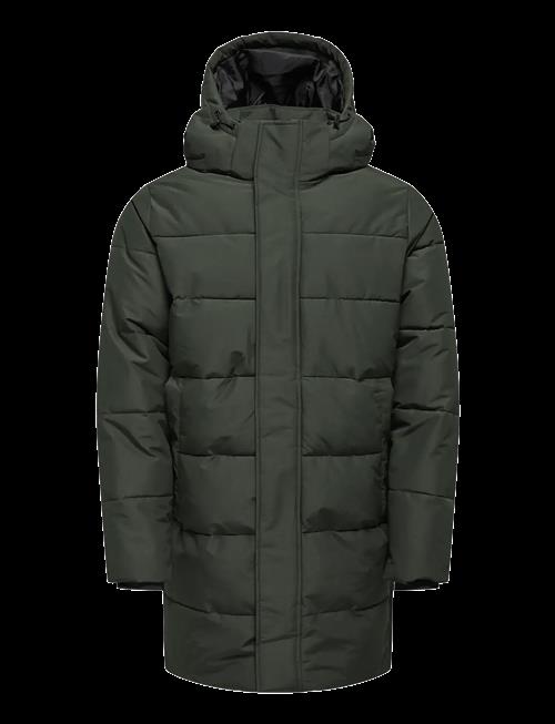 ONLY & SONS | Onscarl Life Long Quilted Coat Otw Noos | M