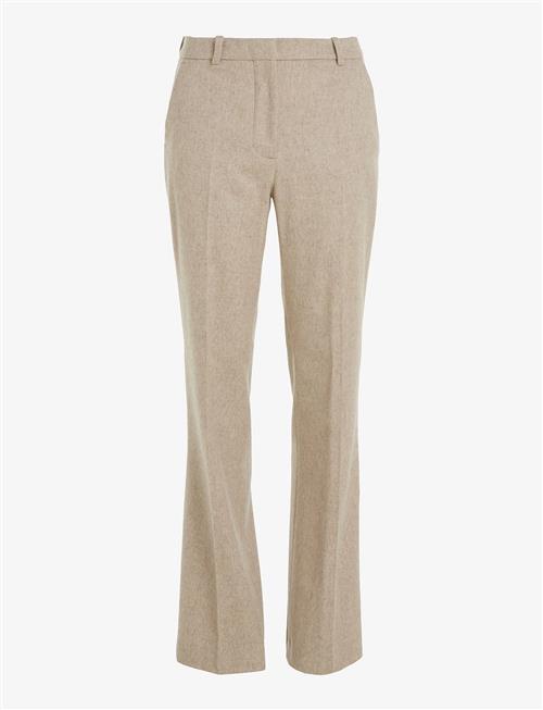 Calvin Klein | Flannel Wool Slim Straight Pants | 36