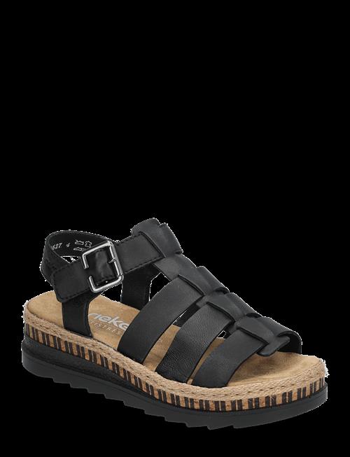 Rieker | Rieker Ladies' Sandals V7904-00 Black | 37