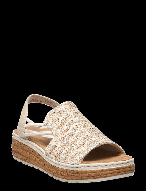 Rieker | Rieker Ladies' Sandals 62741-60 Beige | 38