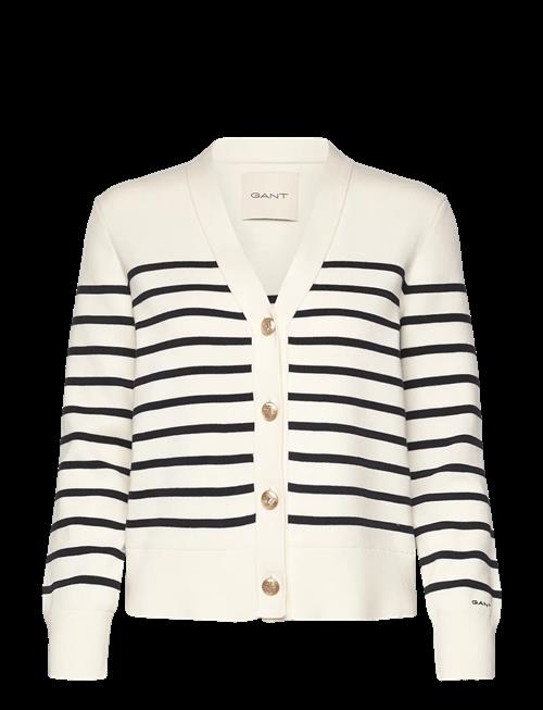 Gant | Striped Cotton Cardigan | XL
