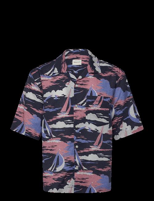 Gant | Rel Sailing Print Ss Shirt | M