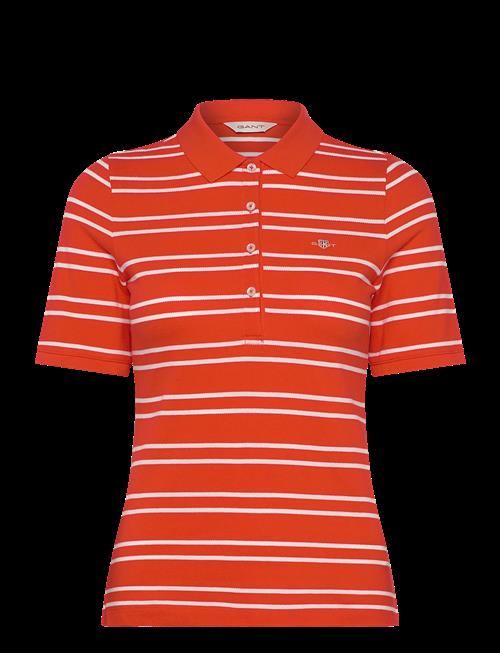 Gant | Slim Stripe Shield Ss Pique Polo | XS