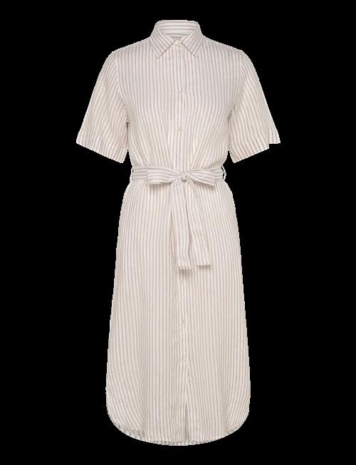 Gant | Reg Linen Striped Shirt Dress | 38