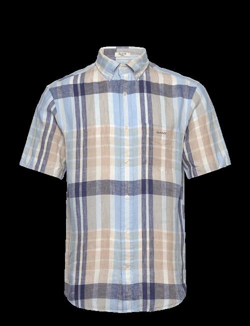 Gant | Reg Linen Madras Ss Shirt | S