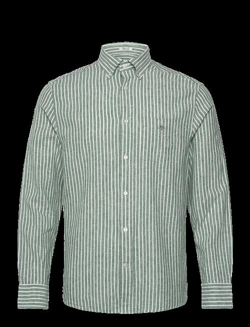 Gant | Reg Cotton Linen Stripe Shirt | XXL