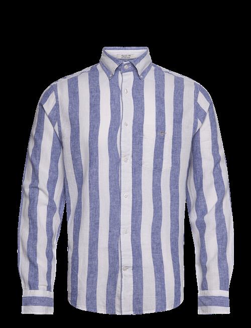 Gant | Reg Cotton Linen Bold Stripe Shirt | XXXL