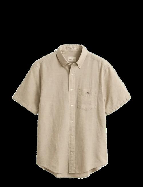 Gant | Reg Cotton Linen Ss Shirt | L