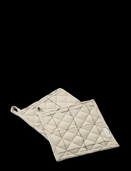 STUDIO FEDER | Ada Pot Holder 2-Pack - Cot/Lin | 20X20CM