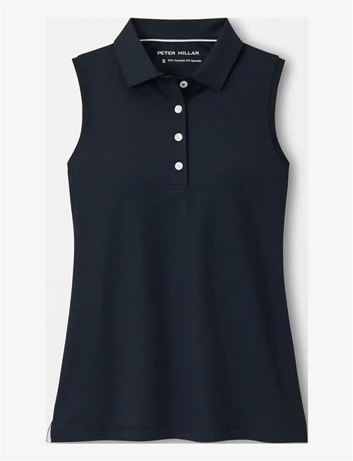 Peter Millar | Banded Sport Mesh Sleeveless Button Polo | XS