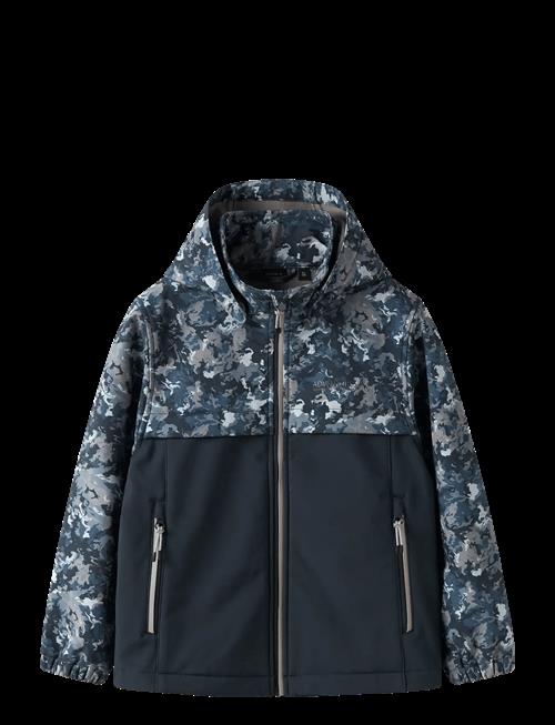 name it | Nkmalfa08 Softshell Jacket Block Aop Fo | 152