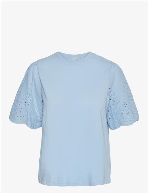 YAS | Yaslex Ss Top W. Emb Sleeves S. Noos | XS