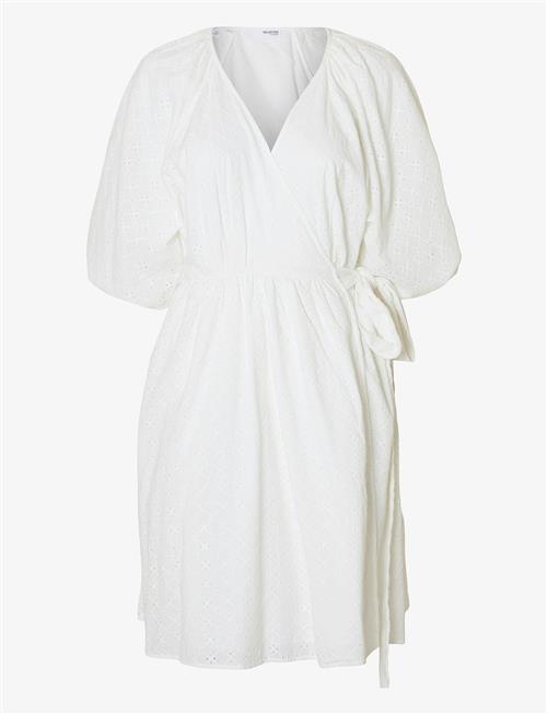 Selected | Slfhannah 2/4 Short Wrap Broderi Dress D | 40