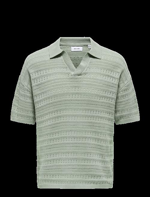 ONLY & SONS | Onsgrayson Ds 5 Chochet Polo Knit Noos | M