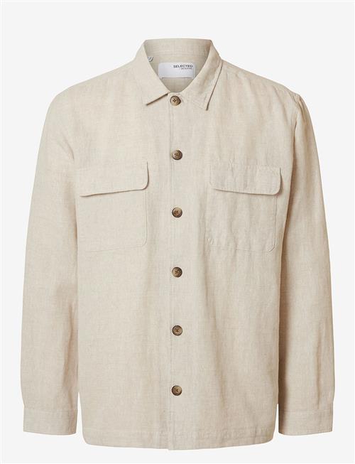 Selected | Slm-Leroy Linen Blend Overshirt Ls Noos | L