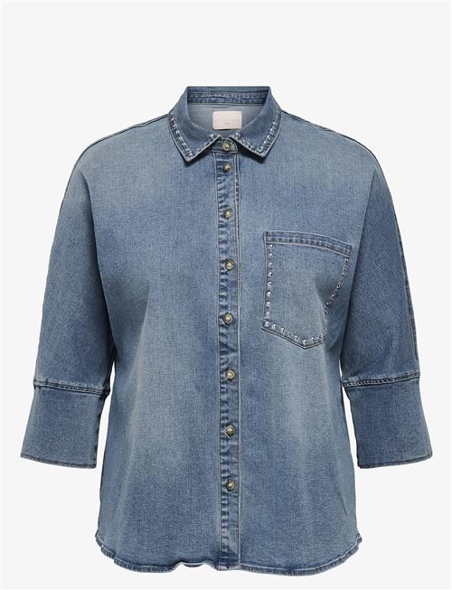 ONLY Carmakoma | Cargrace 3/4 Stud Dnm Shirt Gua | 46