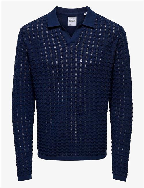 ONLY & SONS | Onsantonio Ls 12 Resort Crochet Polo | M