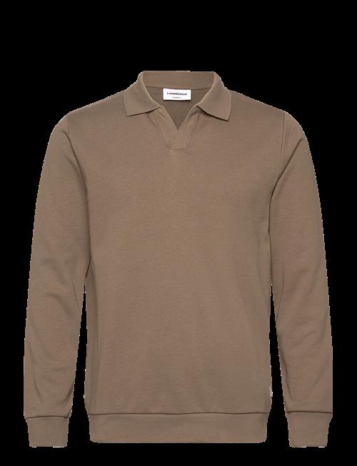 Lindbergh | Jersey Split Neck W. Collar L/ | M