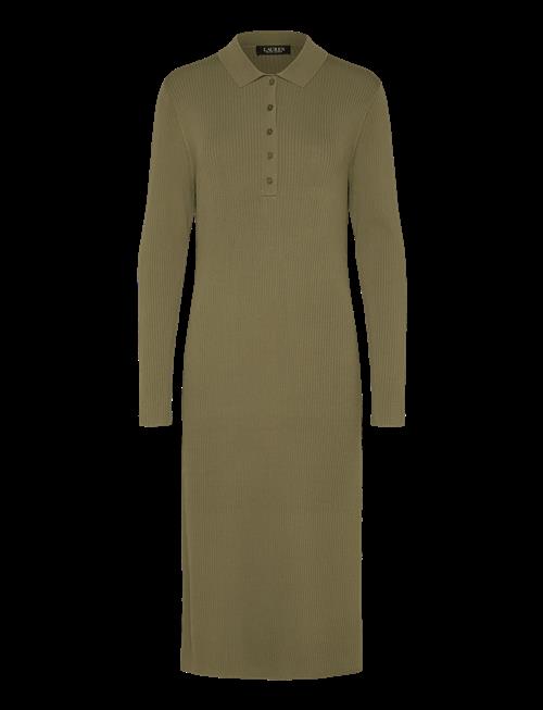 Lauren Ralph Lauren | Rib-Knit Polo Dress | L