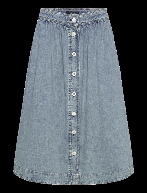 Lauren Ralph Lauren | Button-Front Denim Skirt | 34