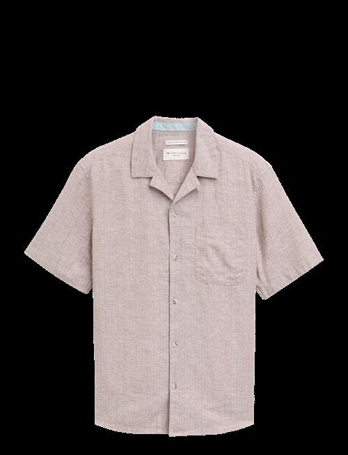 Tom Tailor | Structured Cotton Linen Shirt | S