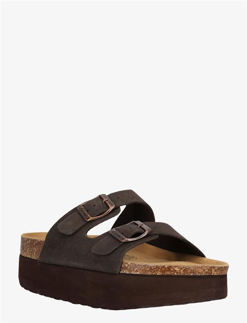 Cruz | Gaze W Leather Chunky Cork Sandal | 40