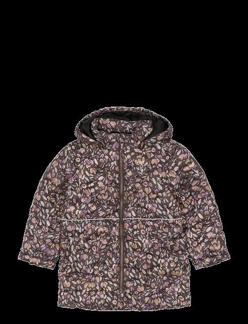 mikk-line | Long Puffer Jacket Aop Rec. | 116