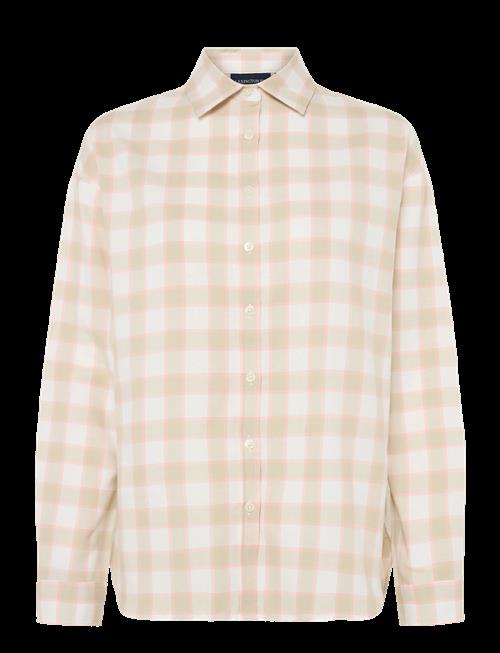 Lexington Clothing | Oversized Organic Cotton Check Flannel Shirt | L