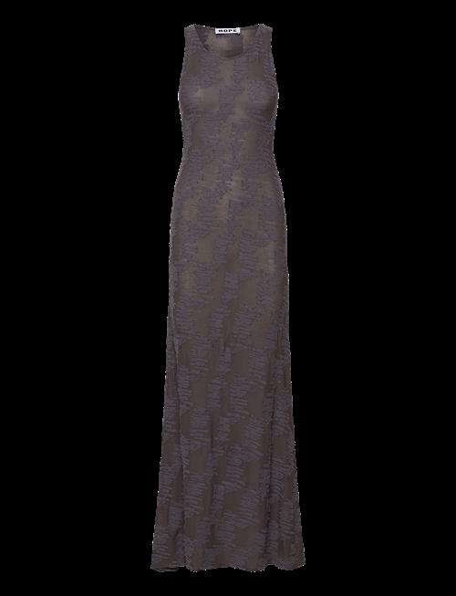 Hope | Seaside Dress Plum Grey Jacquard | 36