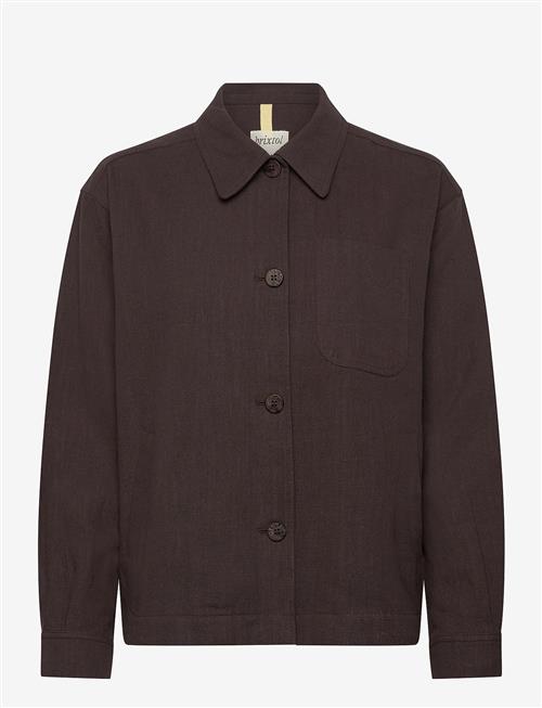 Brixtol Textiles | Ally Linen Brown | L