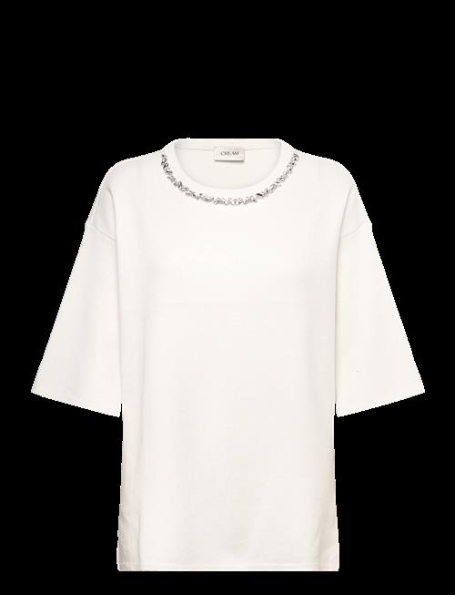 Cream | Crsillar Short Sleeve Pullover | S