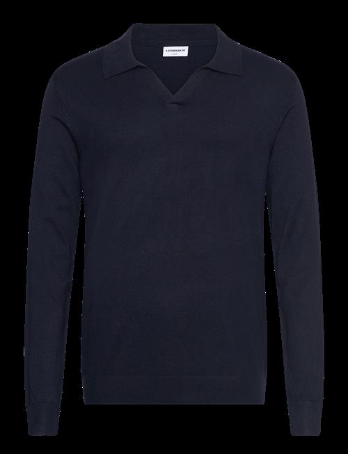 Lindbergh | Ecovero L/S V-Neck Polo | S