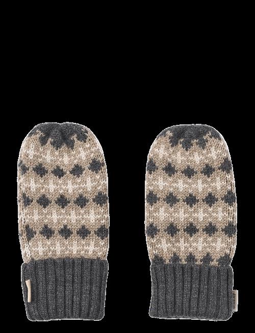 Wheat | Jacquard Mittens Haansi | L