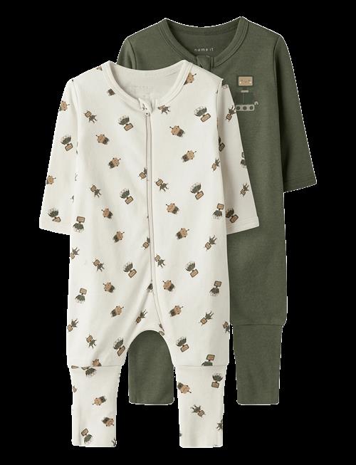 name it | Nbmnightsuit 2P Zip Ff Robot Noos | 98