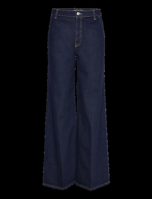 Mango | High-Rise Wide Leg Rinse-Wash Jeans | 32