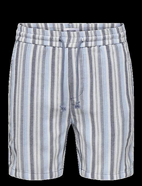 ONLY & SONS | Onstrev Life Reg Struc Stripe Shorts | S