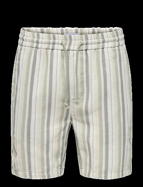 ONLY & SONS | Onstrev Life Reg Stru Stripe Shorts Noos | XXL