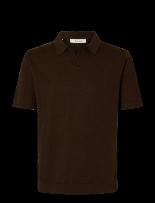 Selected | Slhmattis Ss Linen Blend Open Polo Noos | M
