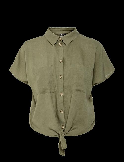 Pieces | Pcpia Ss Tie Shirt Wvn Noos | S