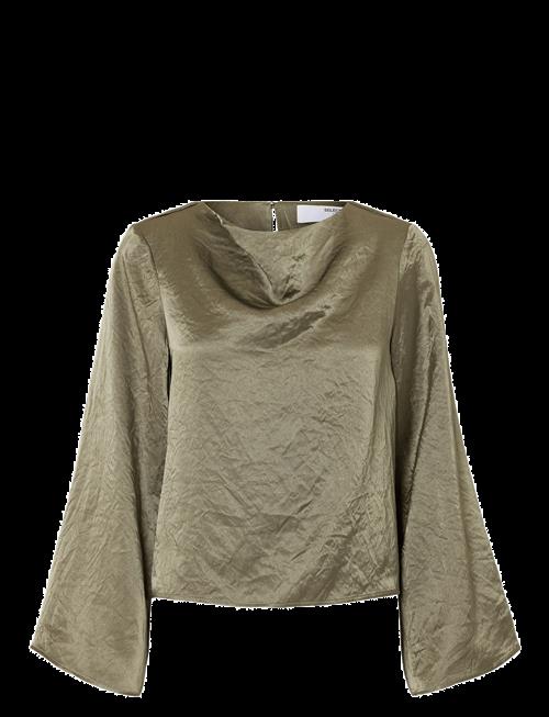 Selected | Slfselene Ls Draped Neckline Top B | 34