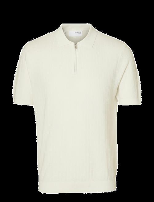 Selected | Slmcran Ss Knit Structure Zip Polo Noos | S