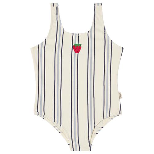 Kuling Milos UV-badedragt Blue Stripe  Blue Stripe 98/104 cm  Blå  98/104 cm  Drenge, Piger