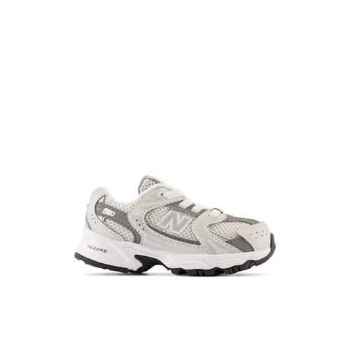 New Balance 530 Kids Bungee Lace Sneakers Grey Matter  Grey Matter 35 EU  Grå  35 EU
