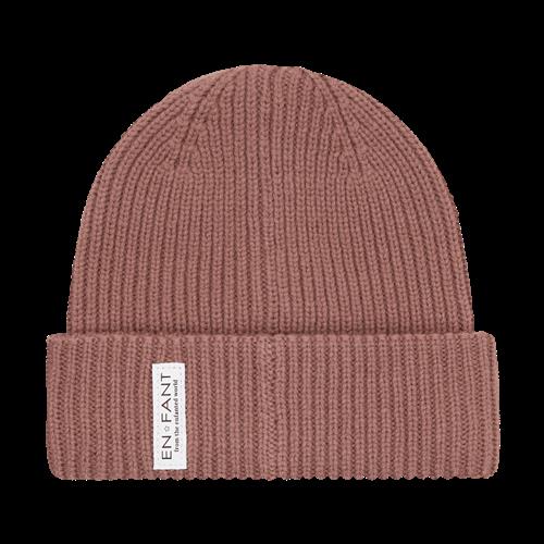 EnFant Beanie w. Lining Burlwood Burlwood-50 cm  Lyserød  50 cm