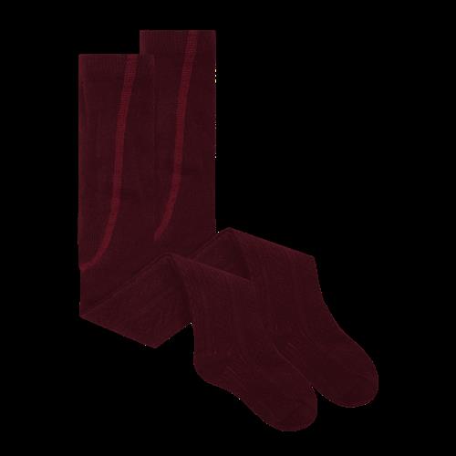 EnFant Stockings 2-pack Burgundy Burgundy-128/134 cm  Rød  128/134 cm